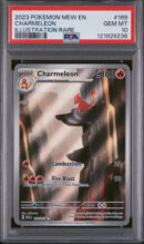 2023 POKEMON MEW EN CHARMELEON GEM MT 10 ILLUSTRATION RARE